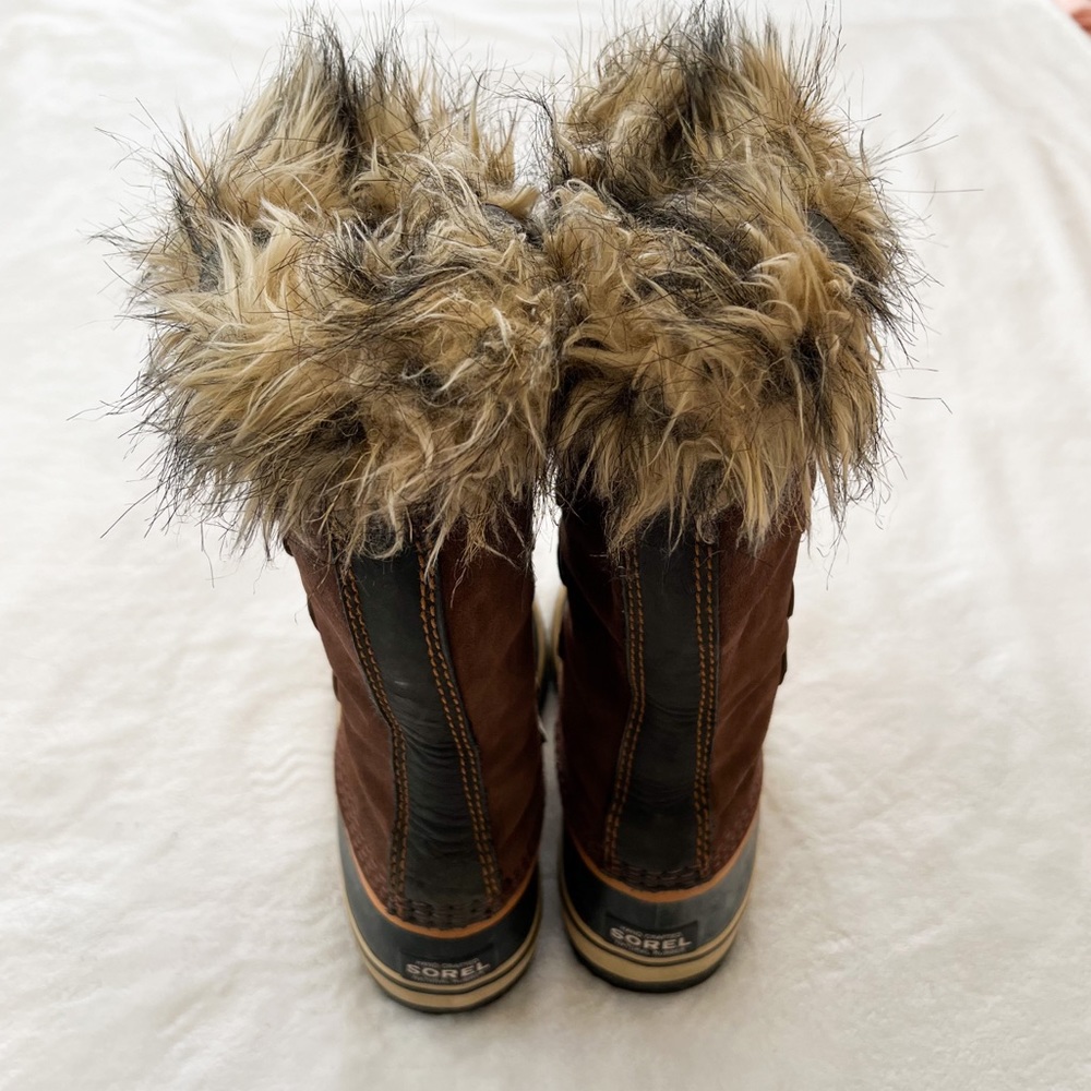 Sorel Women's Brown Joan Of Arctic Boot in Tobacco - Picture 8 of 12